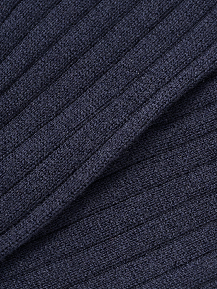 Howard Wool Blend Mid Weight Rib Calf Length Sock