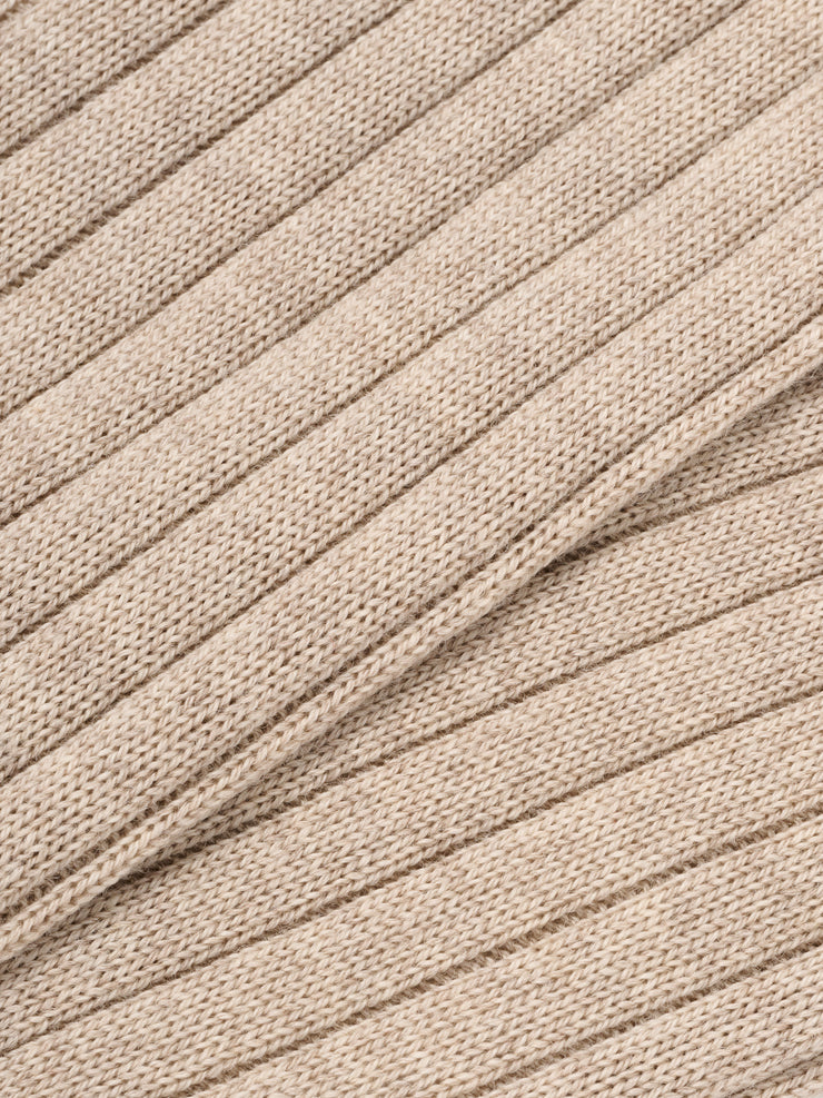 Howard Wool Blend Mid Weight Rib Calf Length Sock