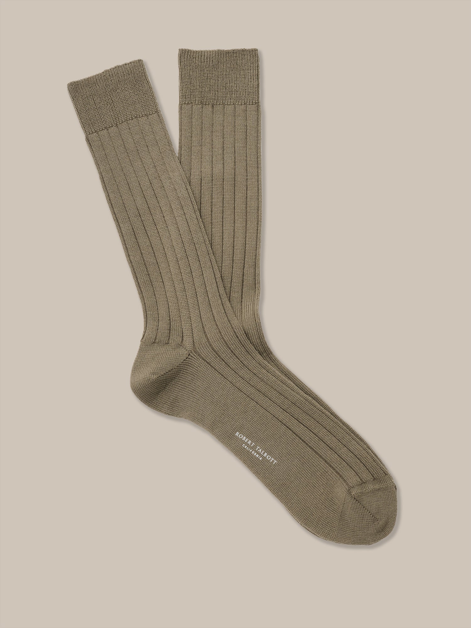 Howard Wool Blend Mid Weight Rib Calf Length Sock