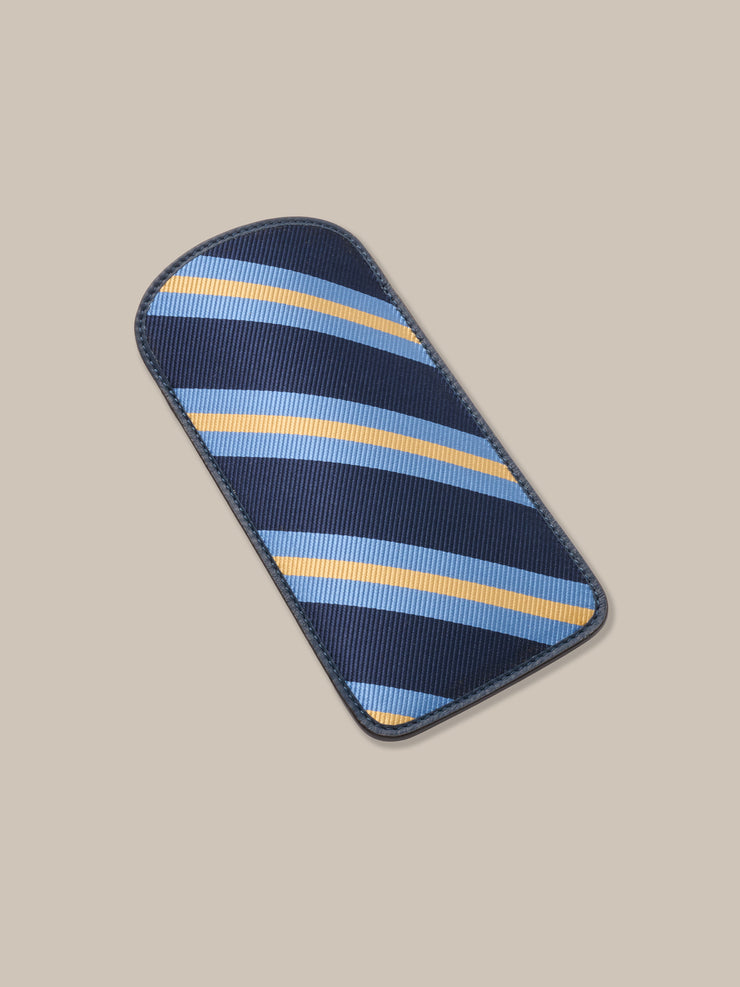 Brewster Signature Silk Repp Eyeglass Case