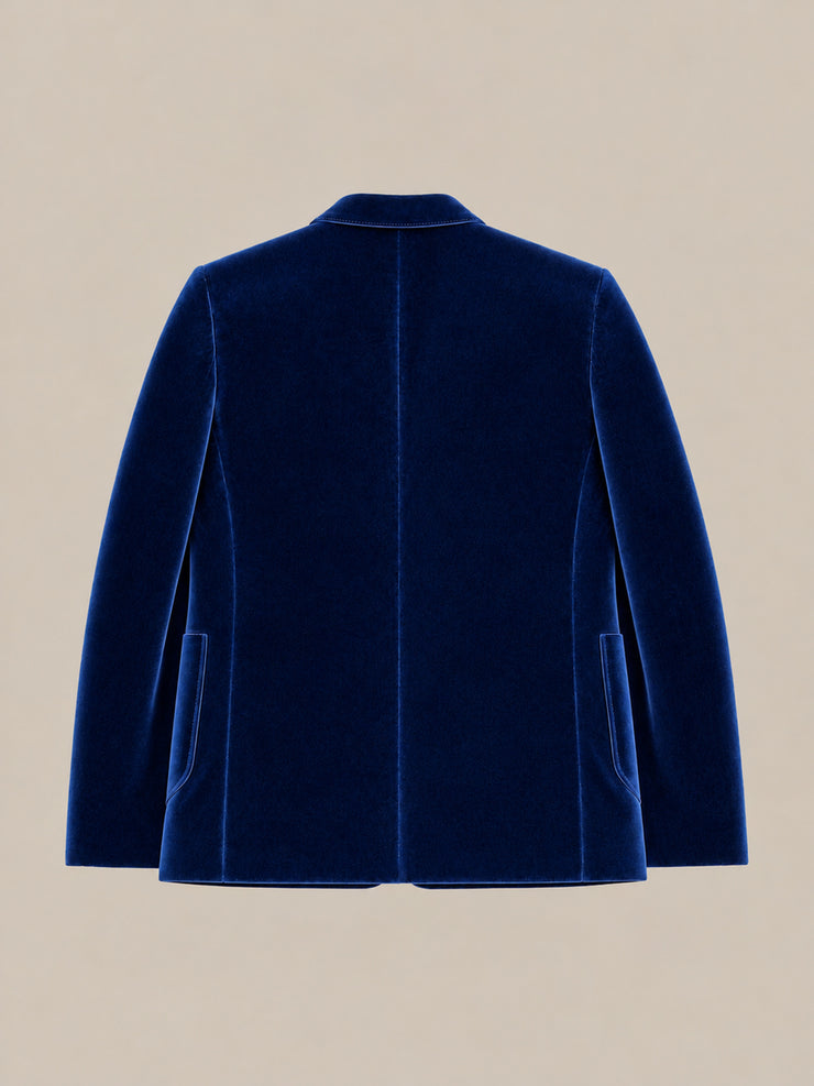 Wright Cotton Stretch Velvet Blazer
