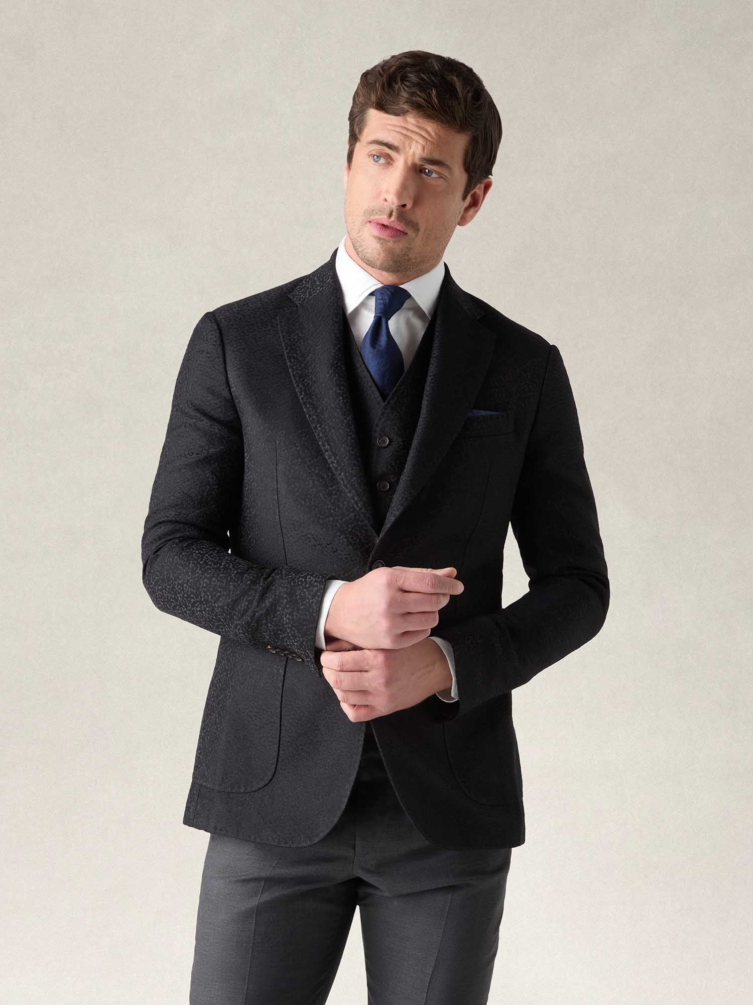 Wright Textured Brocade Blazer