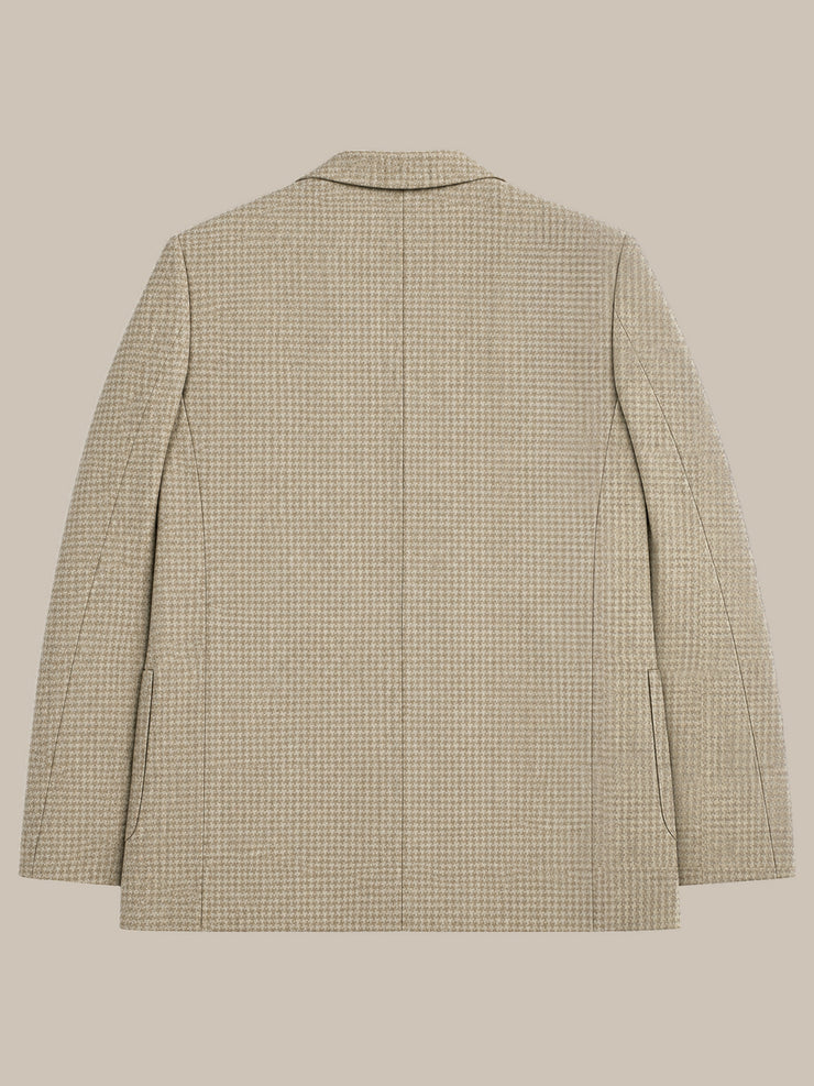 Wright Houndstooth Flannel Knit Blazer