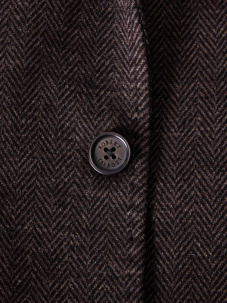 Wright Houndstooth Flannel Knit Blazer