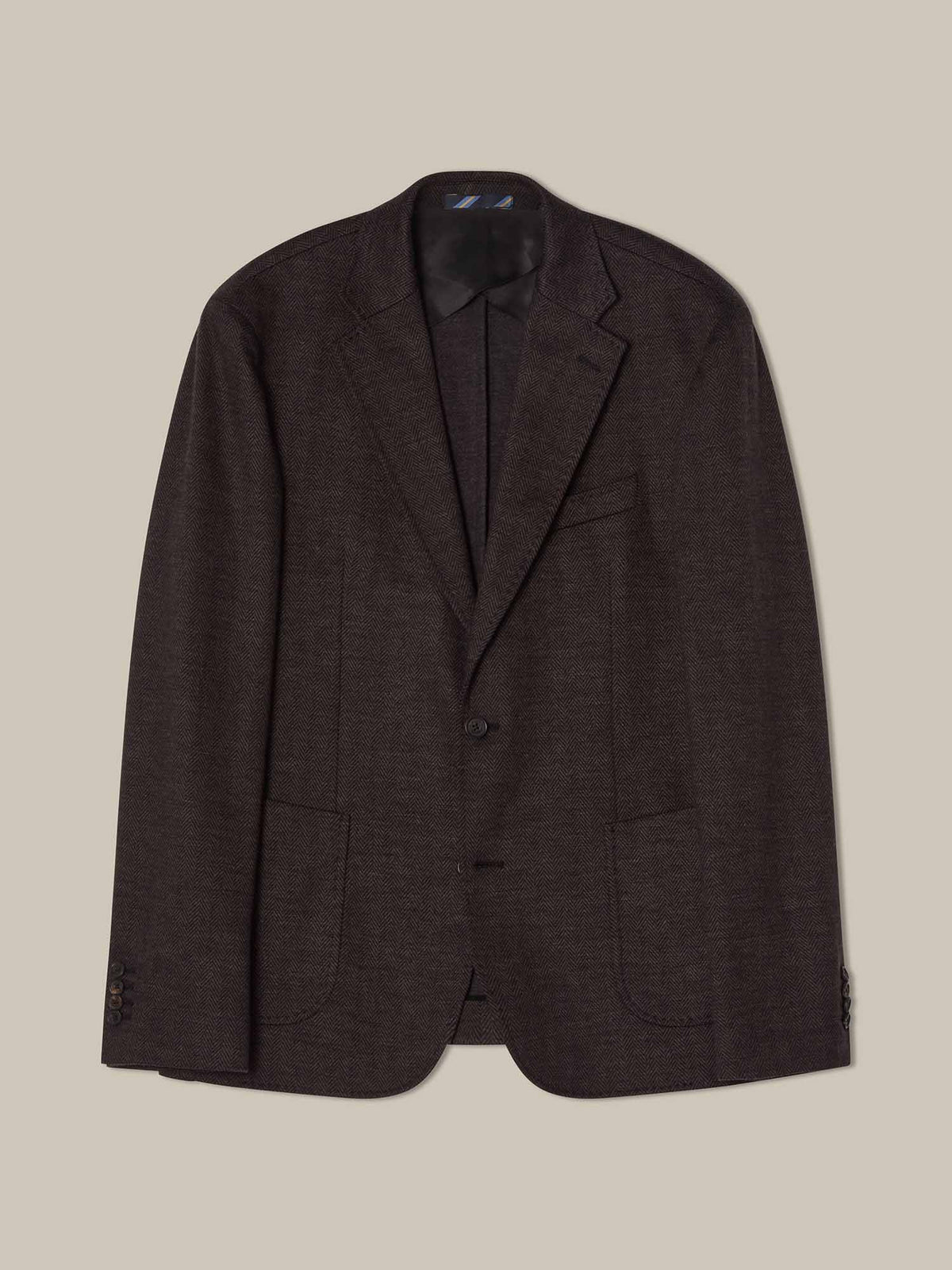 Wright Houndstooth Flannel Knit Blazer