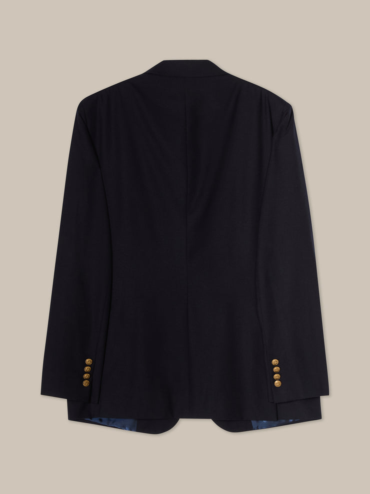 Booth Single Breasted Brushed Wool Blazer