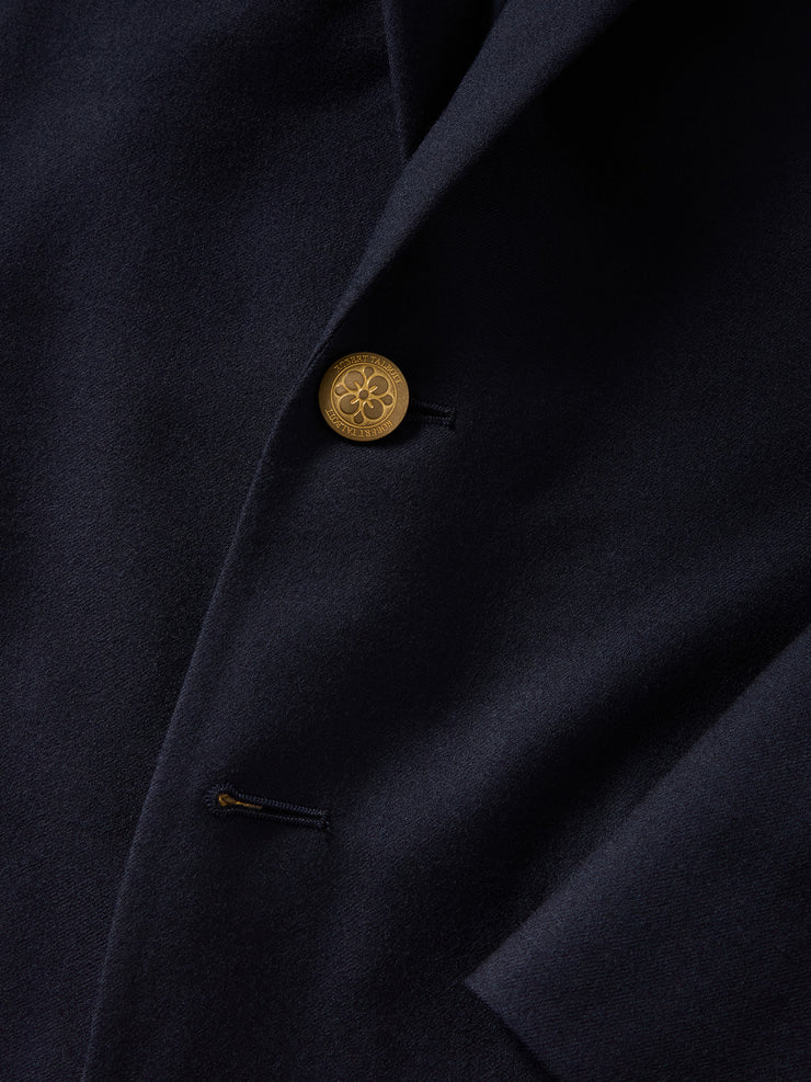 Booth Single Breasted Brushed Wool Blazer
