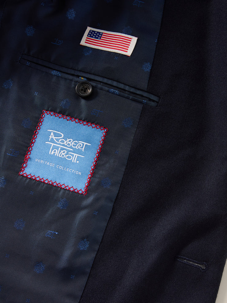 Booth Single Breasted Brushed Wool Blazer