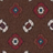 Collins Medallion Spot Double Print Pocket Square
