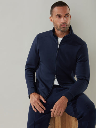 The Evans Track Jacket in Navy